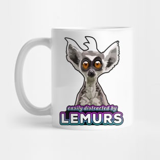 Easily Distracted By Lemurs Mug